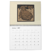 Calendrier des animaux carrés - Dessins de Barnyar (Jan 2027)