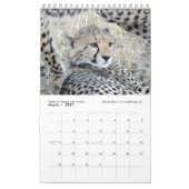 Calendrier des animaux d'Afrique de l'Est (une pag (Mar 2027)