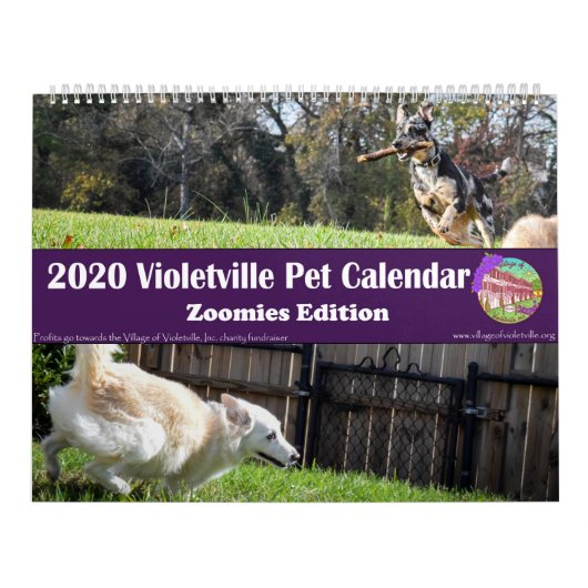 Calendrier des animaux de compagnie de Violetville (Protection)