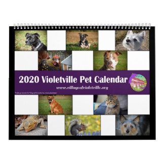 Calendrier des animaux de compagnie de Violetville