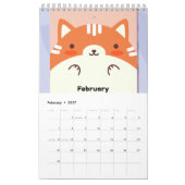 Calendrier des animaux de Cute Kawaii 2021 (Feb 2027)