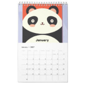 Calendrier des animaux de Cute Kawaii 2021 (Jan 2027)