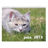 calendrier des animaux familiers 2012 (Protection)