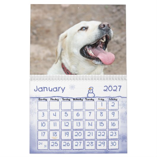 calendrier des animaux familiers 2012 (Jan 2027)