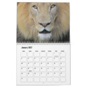 Calendrier des Animaux Sauvages (Jan 2027)