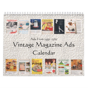 Calendrier des annonces Magazine Vintage