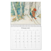 Calendrier des aquarelles 2019 de famille de Carl (Feb 2026)