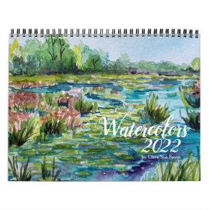 Calendrier des aquarelles par Clara Sue Beym