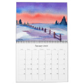 Calendrier des aquarelles par Clara Sue Beym (Jan 2026)