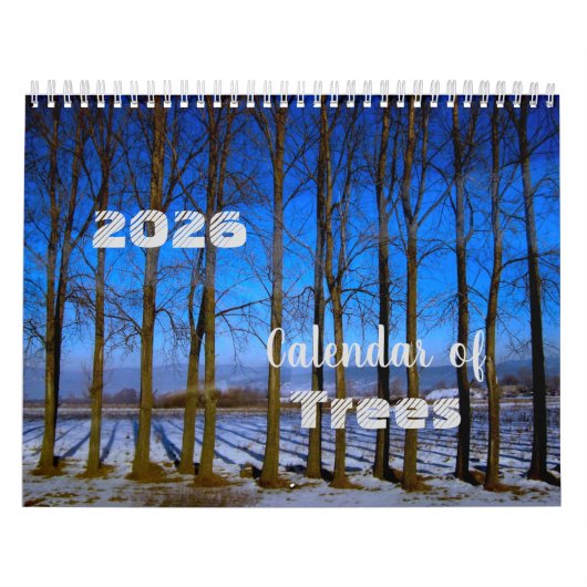 Calendrier des arbres 2025 Belles photos (Protection)