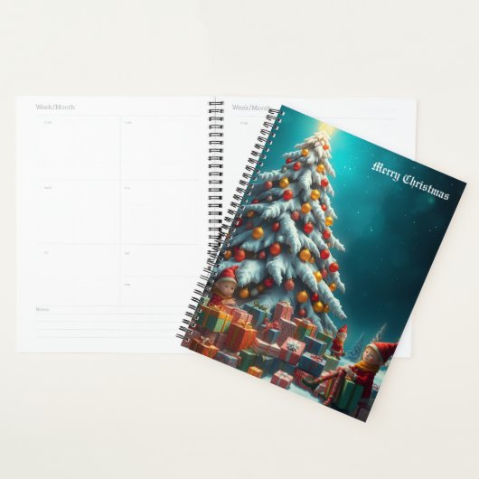 Calendrier des arbres de Noël (Devant avec enveloppe)