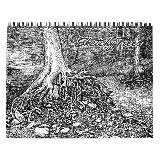 Calendrier des arbres esquissés (Protection)