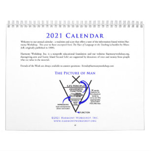 Calendrier des ateliers sur l'harmonie 2021