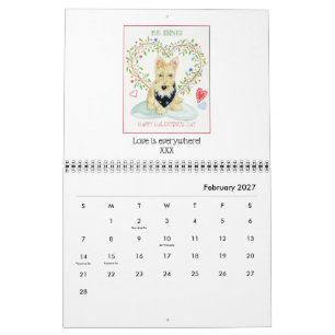 Calendrier des aventures de Whippety Wood 2027