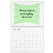 Calendrier des avirmations positives (Mar 2027)