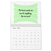 Calendrier des avirmations positives (Mar 2027)