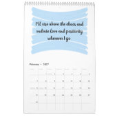 Calendrier des avirmations positives (Feb 2027)