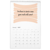 Calendrier des avirmations positives (Jan 2027)