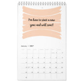 Calendrier des avirmations positives (Jan 2027)