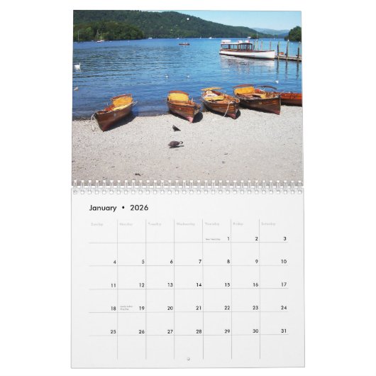 Calendrier des bateaux (Jan 2026)