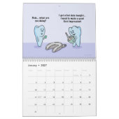 Calendrier des BD et caricatures dentaires (Jan 2027)