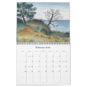 Calendrier des beaux-arts de deux pages, Scènes cô (Feb 2026)