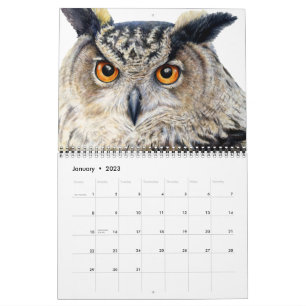 Calendrier des beaux-arts par l'artiste Sarah Tret