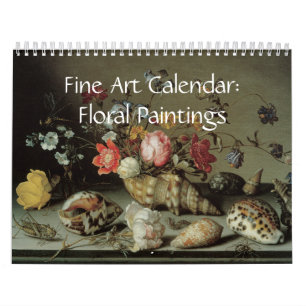 Calendrier des beaux-arts Peintures florales