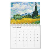 Calendrier des beaux-arts Vincent van Gogh (Feb 2027)