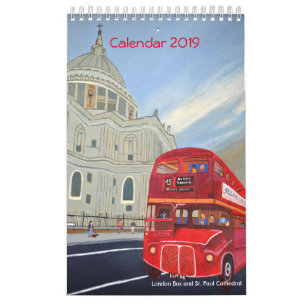 Calendrier des bus de Londres 2019