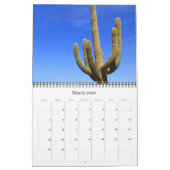 Calendrier des cactus de l'Arizona (Mar 2026)