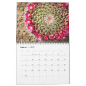 Calendrier des cactus et des fleurs succulentes 20 (Feb 2027)
