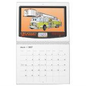 Calendrier des camions caricatures (Mar 2027)