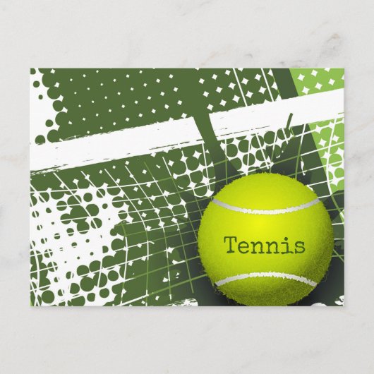 Calendrier des cartes postales Tennis Design 2018 (Devant)