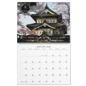 Calendrier des châteaux japonais (城 Shiro) (2) (Jan 2026)
