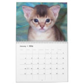 Calendrier des chats abyssinais (Jan 2026)