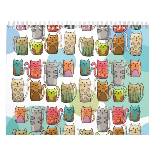 Calendrier des chats amusants (Protection)