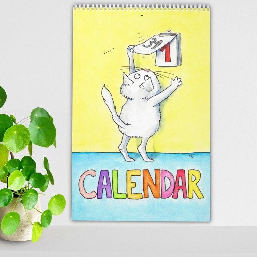 Calendrier des chats amusants