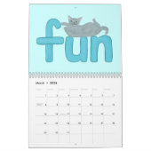 Calendrier des chats artistiques (Mar 2026)