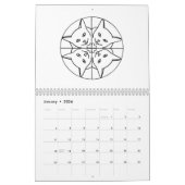 Calendrier des chats artistiques (Jan 2026)