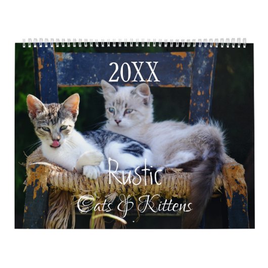 Calendrier des chats et chatons rustiques HAMbyWG (Protection)
