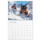 Calendrier des Chats Extérieurs (Jan 2027)