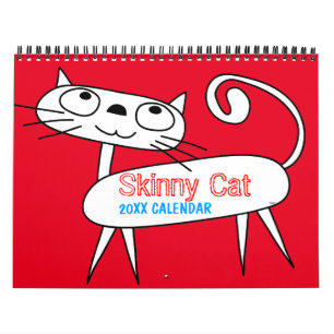 Calendrier des chats maigres