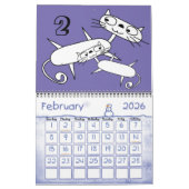 Calendrier des chats maigres (Feb 2026)