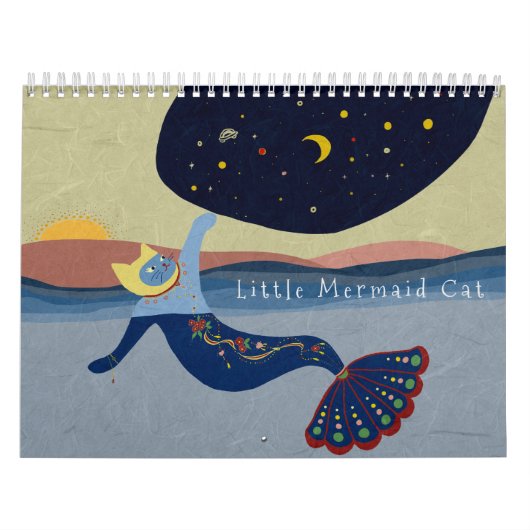 Calendrier des chats Mermaid (Protection)