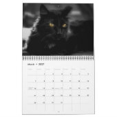 Calendrier des chats noirs (Mar 2027)