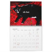 Calendrier des chats Oh Hai (Jan 2026)