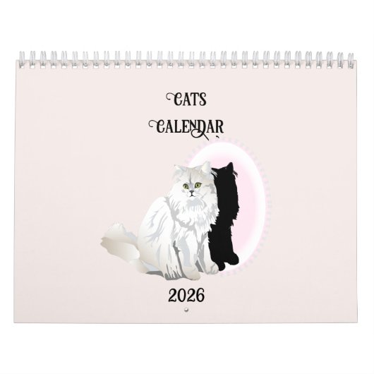Calendrier des chats par mois (Protection)