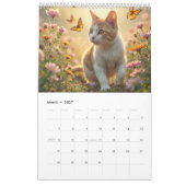 Calendrier des chats pour 2025 (Mar 2027)