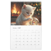 Calendrier des chats pour 2025 (Jan 2027)